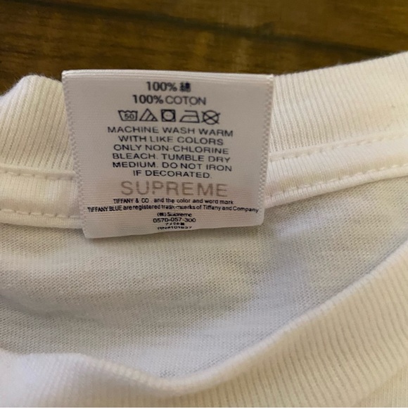 Supreme Tiffany & Co. Box Logo Tee Sz XL Unisex - Picture 9 of 9